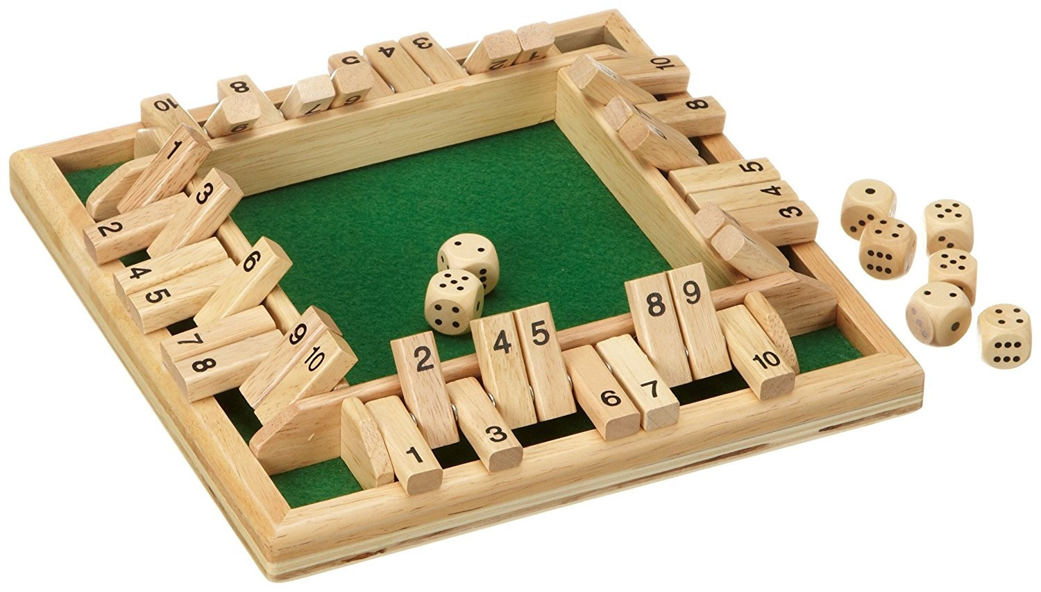 4 player shut the box