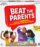 Kids and parents facing off in a game of Beat the Parents Classic Family Trivia Game.