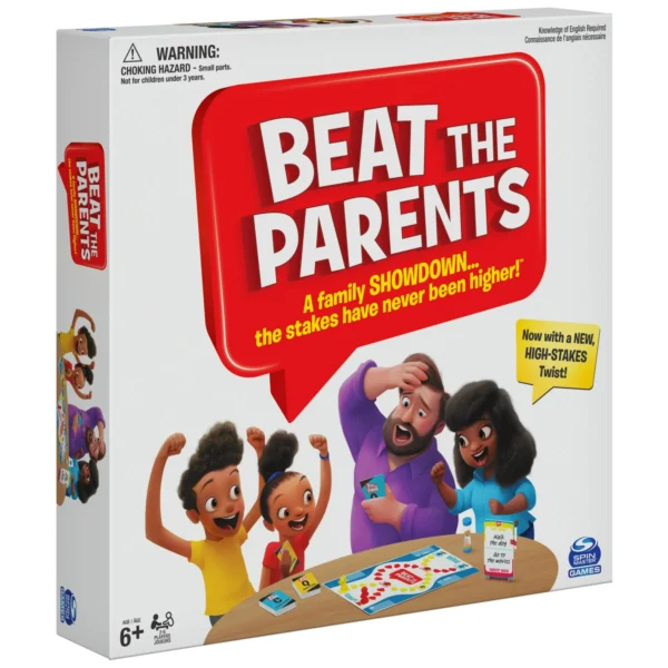 Image showing the Beat the Parents Classic Family Trivia Game being packaged for shipping or a shopping cart with the game added to it.